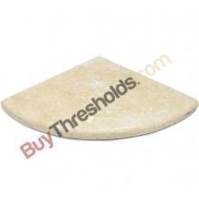 Light Travertine Corner Shelf (Shower Corner Caddy) 9"